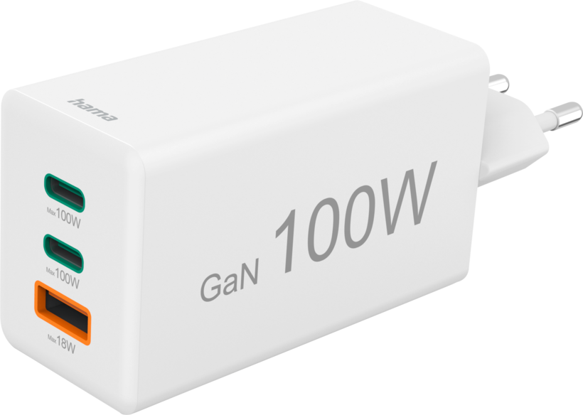 Hama 100W 3-Port GaN Charger