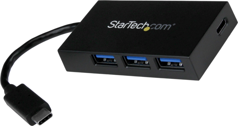 StarTech USB Hub 3.0 4-port Type-C Black