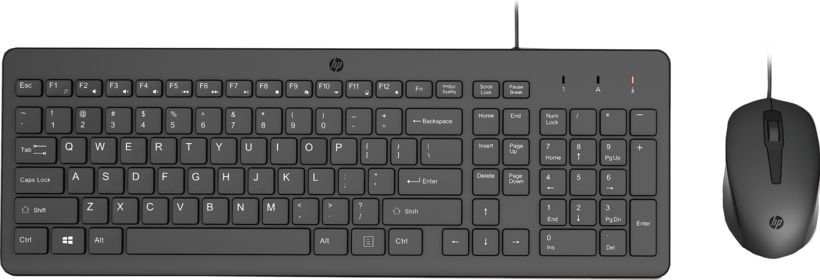 Kit de teclado e rato HP USB 150