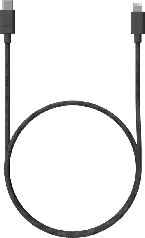 Câble Xtorm Go2 USB-C-Lightning 1m noir