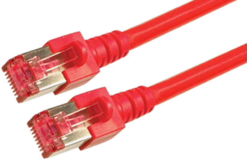 Patch Cable RJ45 S/FTP Cat6 10m Red