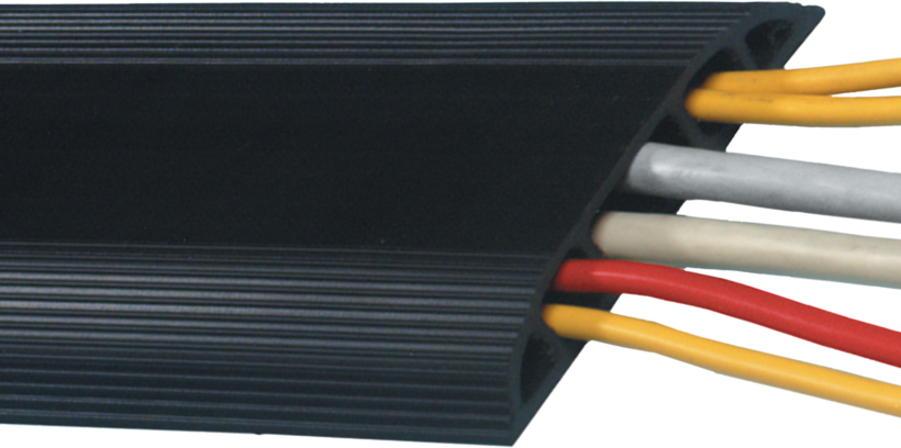 Floor Cable Protector 83x15mm 1.5m Black
