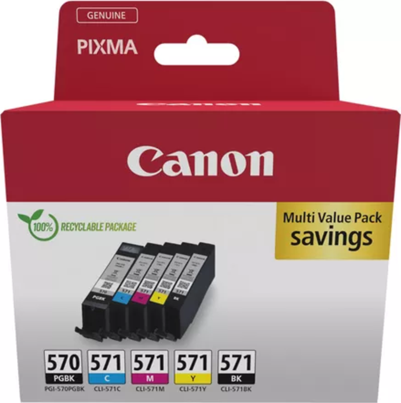 Canon PGI-570BK/CLI-571 BK/C/M/Y Multip.