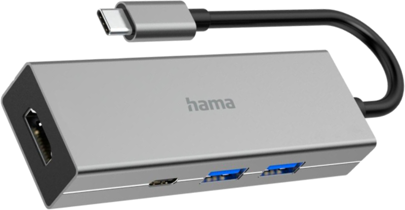 Adapter 4-in-1 USB-C - USB+HDMI