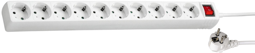 Power Strip 10-way 3m w/ Switch