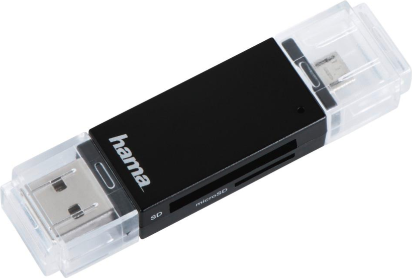 Lecteur de cartes Hama Basic USB 2.0 OTG