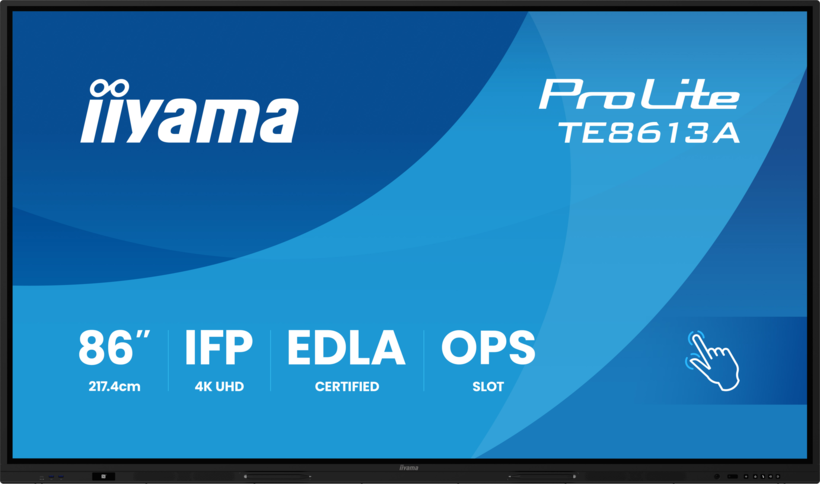 Wyśw. dotykowy iiyama PL TE8613A-B3AG