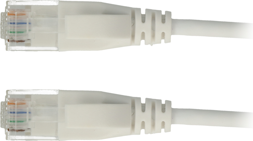 Câble patch RJ45 U/UTP Cat6a 7,5 m blanc