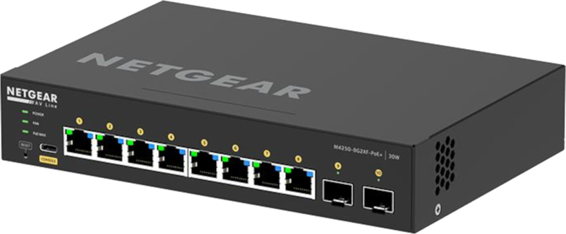 NETGEAR M4250-8G2XF-PoE+ Switch