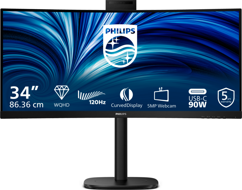 Philips 34B2U3600CH Curved Monitor