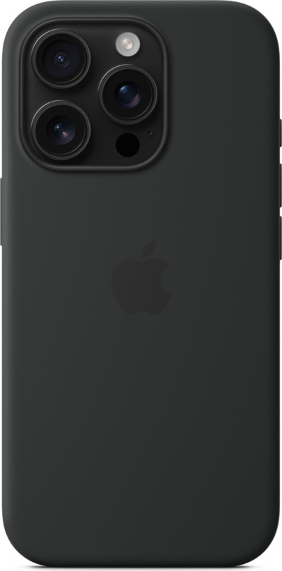 Apple iPhone 16 Pro Silicone Case Black