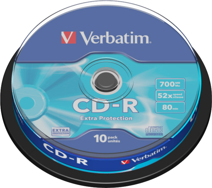 Verbatim CD-R 700MB 52x Inkjet SP(25)