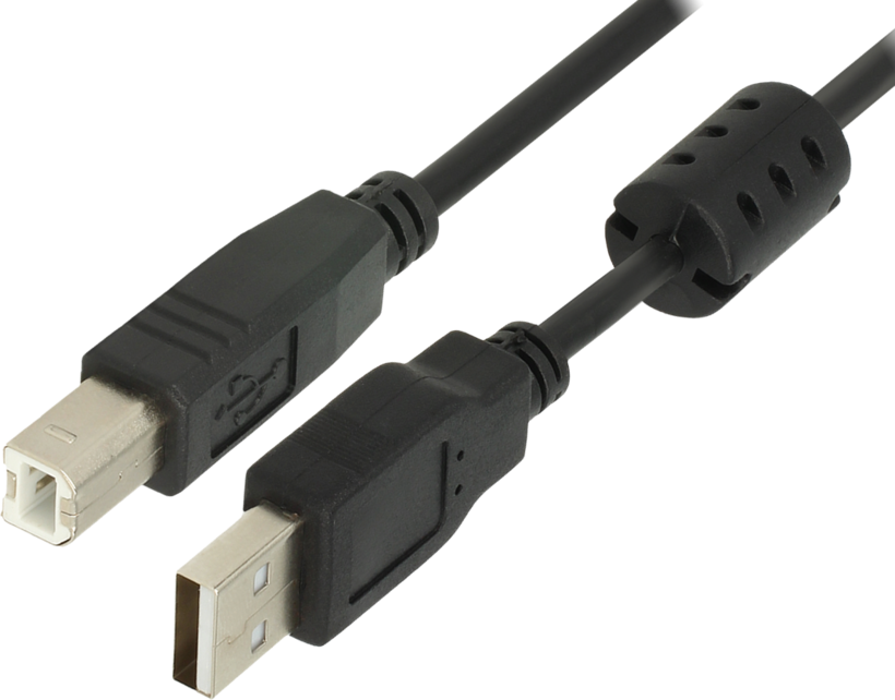 Cable USB 2.0 A/m-B/m 2m Black