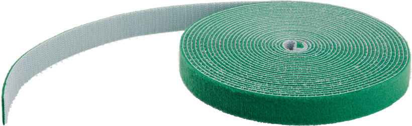 Rouleau serre-câble scratch 7620 mm vert