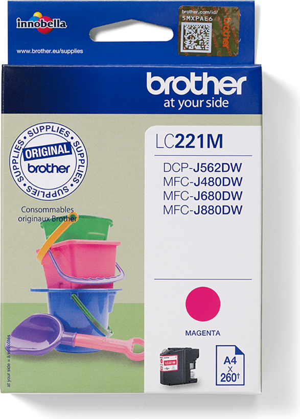 Brother LC-221M Tinte magenta