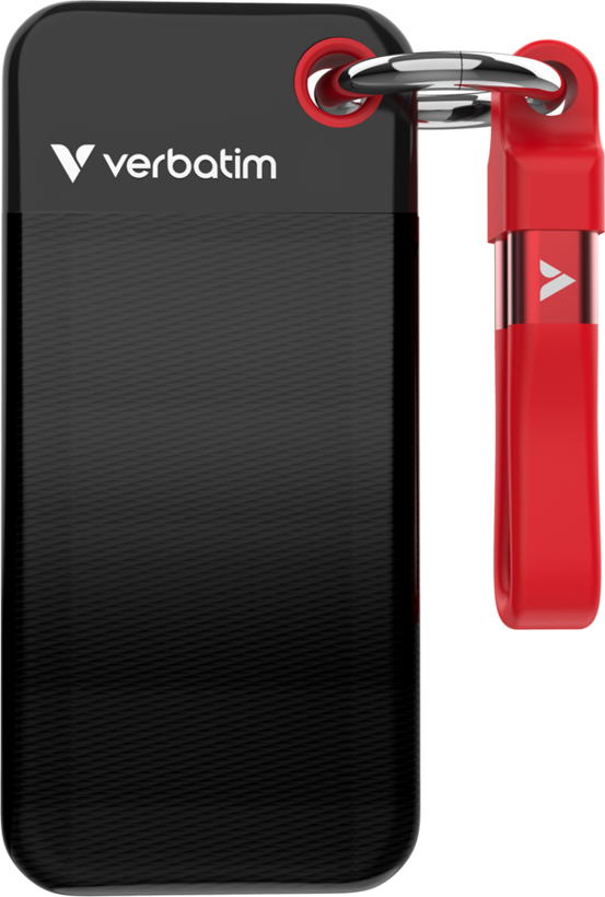 SSD 1 TB Verbatim Pocket nero/rosso