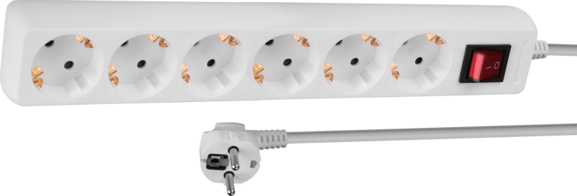 Power Strip 6-way 1.4m w/ Switch