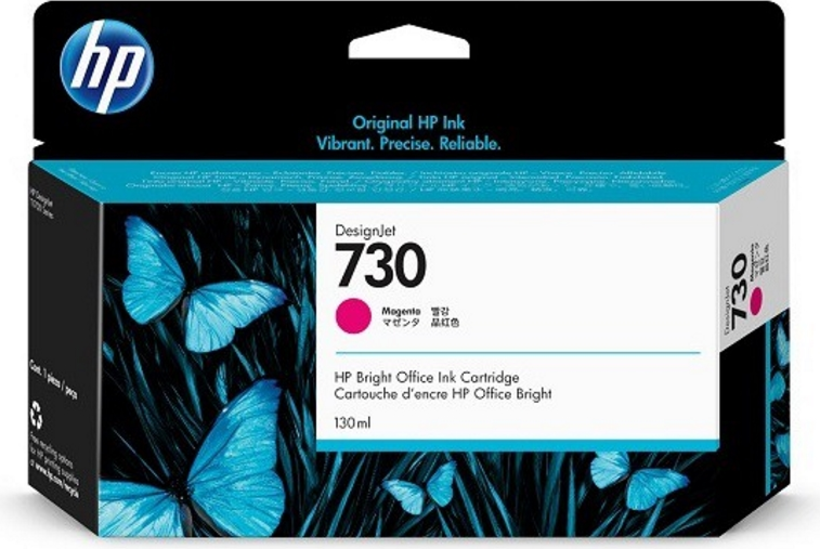 Tusz HP 730 130 ml, magenta