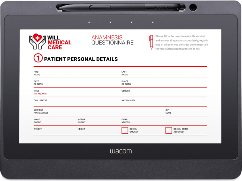 Wacom DTU-1141B Signature set