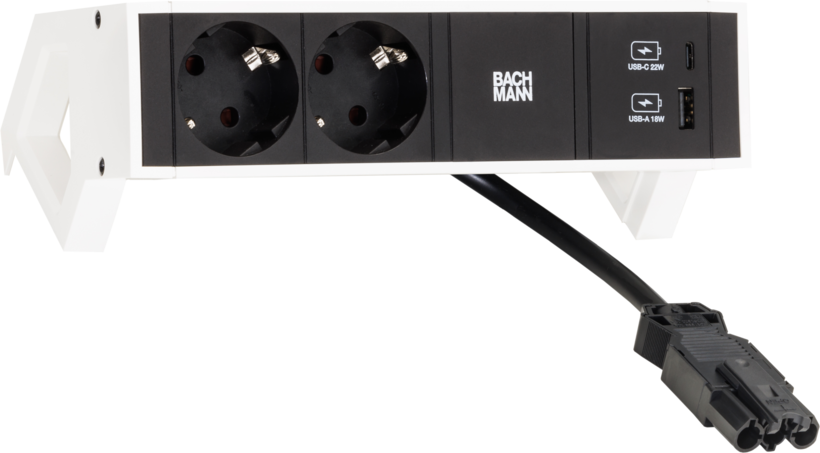 Steckdosenleiste 2fach+USB