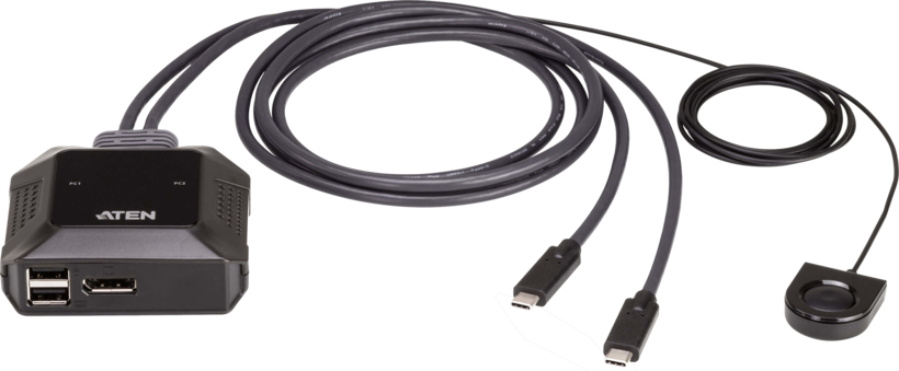 ATEN US3312 KVM Switch DP/Type-C 2-port