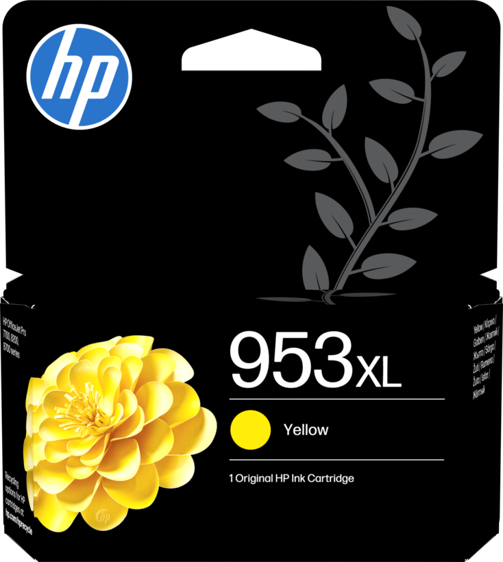 Encre HP 953XL, jaune