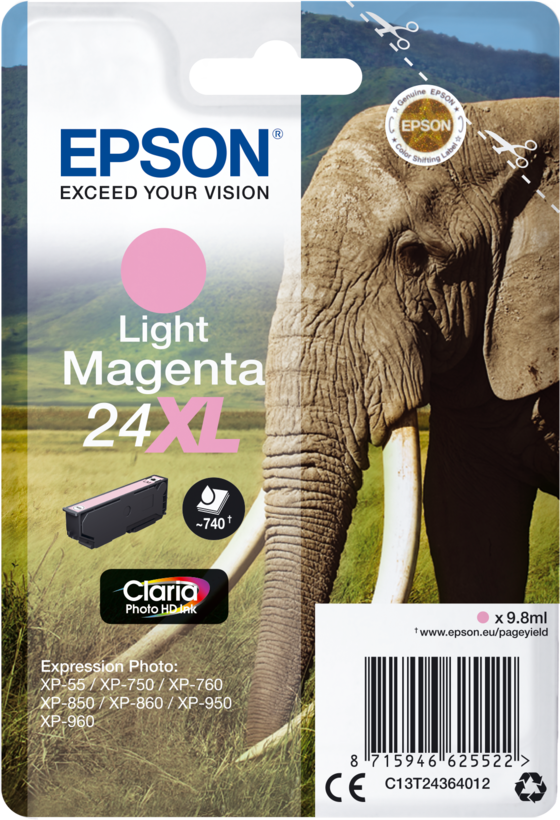 Epson 24XL Tinte hellmagenta