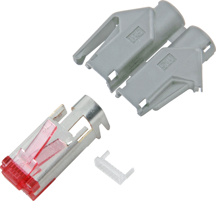 Connecteur RJ45 STP Hirose Cat6 gris x10