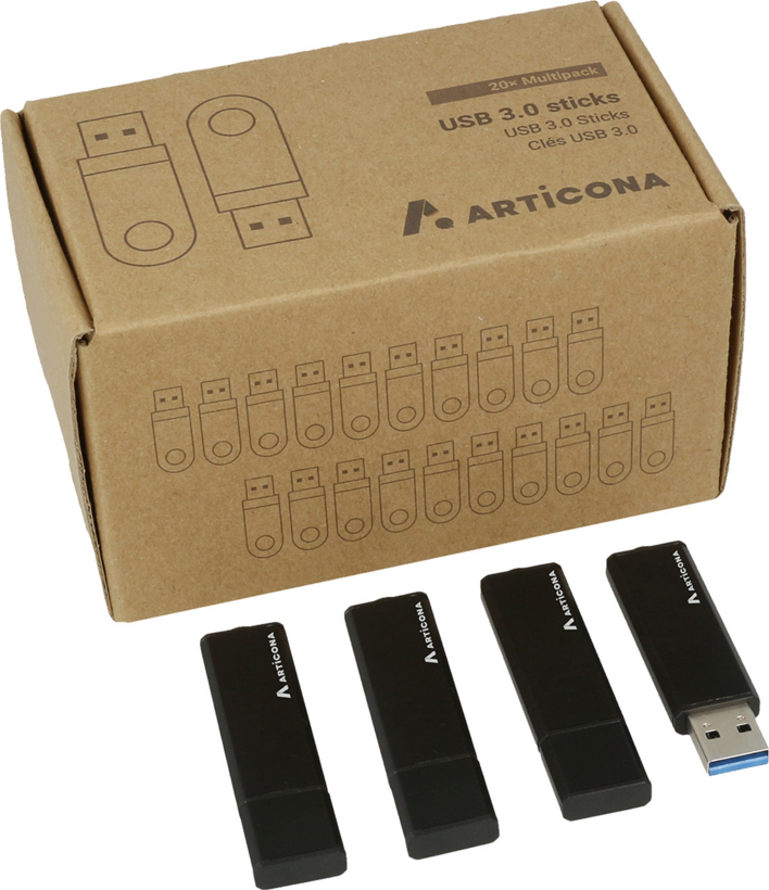 ARTICONA USB 3.0 Stick 64GB 20-pack