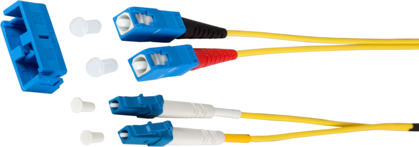 LWL Duplex Patchkabel LC-SC 25 m 9/125 µ