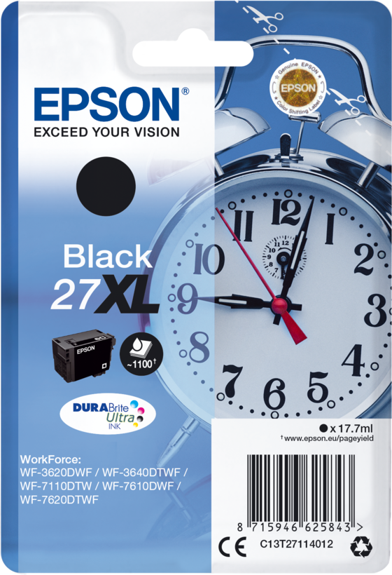 Epson 27XL Tinte schwarz