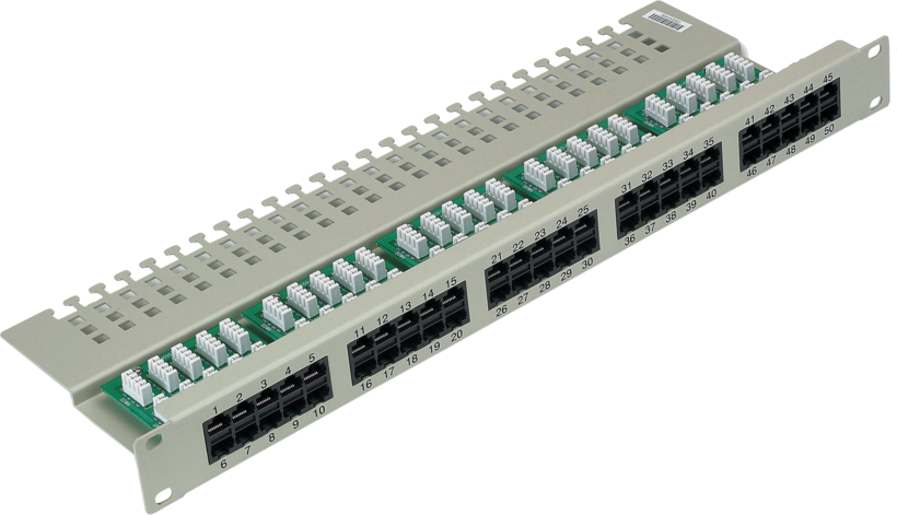 Panel kros. ISDN RJ45 LSA+ 50-port. Cat3