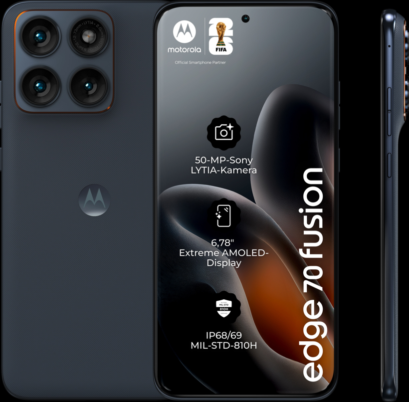 Motorola edge 70 fusion 256 GB grau