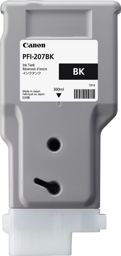 Canon PFI-207BK Ink, Black