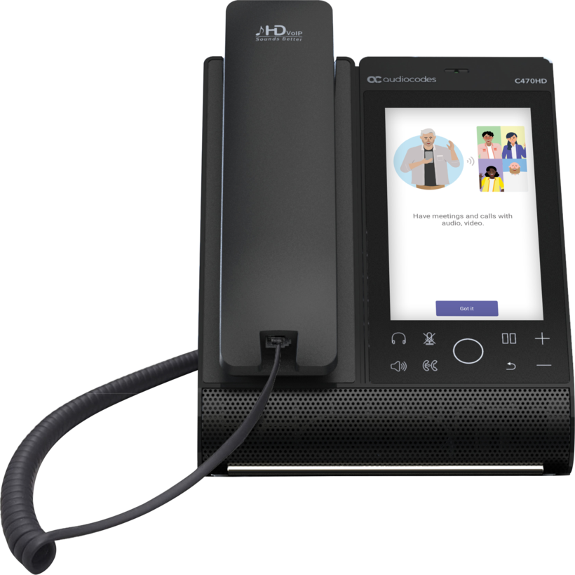 AudioCodes C470HD Teams Phone PoE