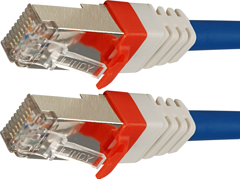 Patch Cable RJ45 S/FTP Cat6a 7.5m Blue