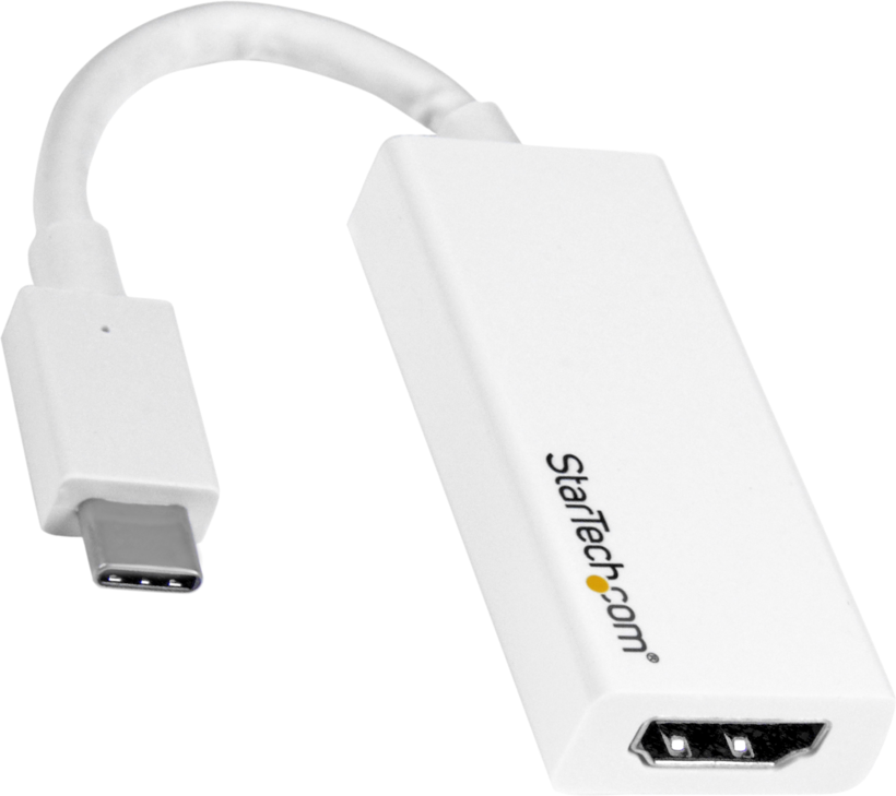 Adaptateur USB-C m. - HDMI f., blanc
