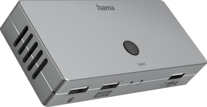 Switch KVM Hama HDMI 2 portas