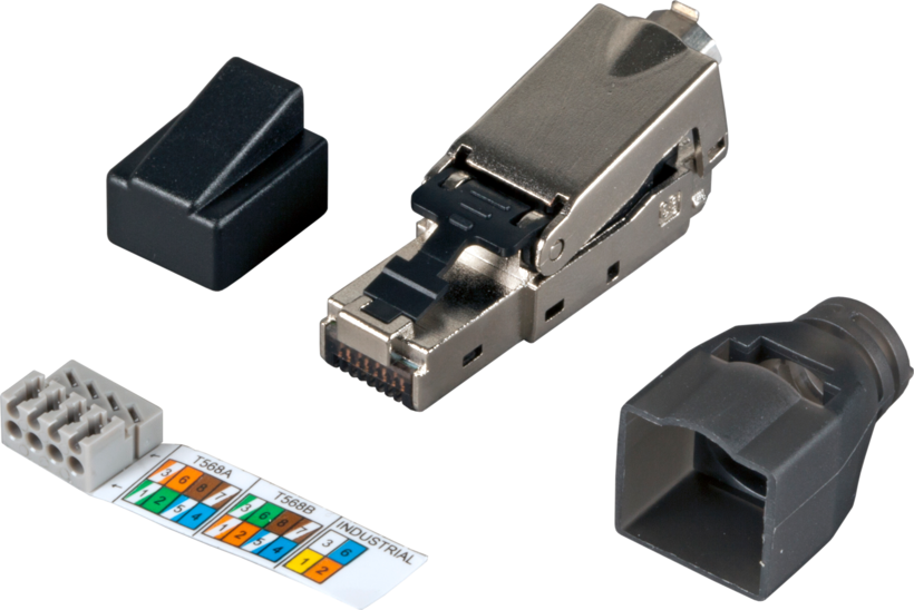 FeldkonfektionStecker RJ45 Cat6 STP