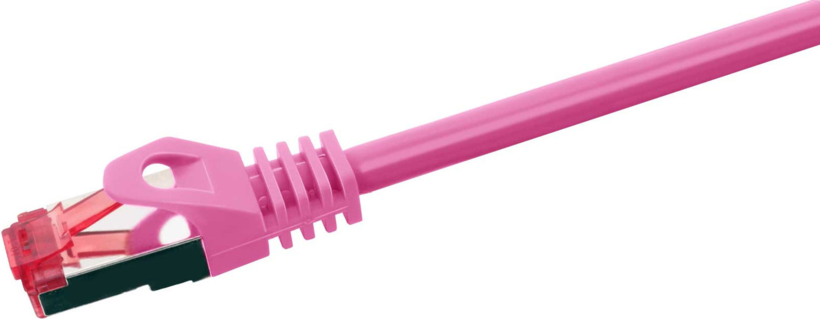 Patch Cable RJ45 S/FTP Cat6 25m Magenta
