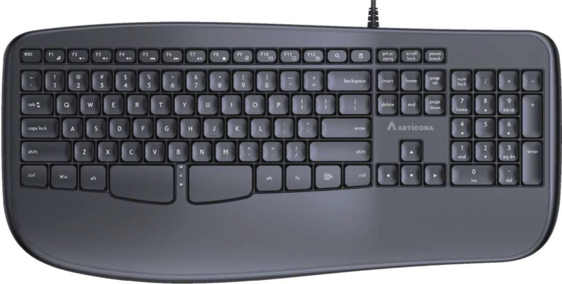 ARTICONA Wired Ergonomic Keyboard