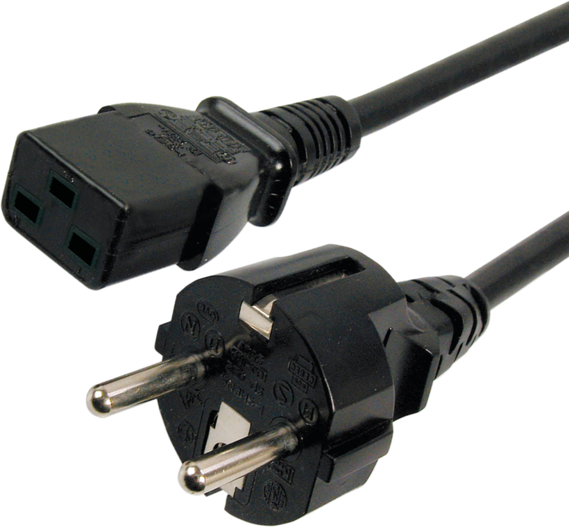 Netzkabel StromSt - C19 3,0m schwarz