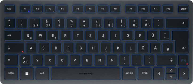 CHERRY KW 7100 MINI Tastatur slate blue