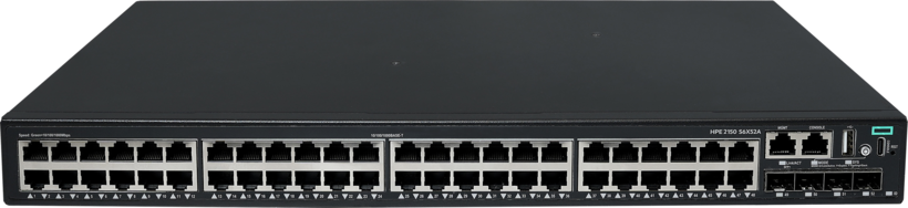 HPE NW CW 2150 48p 4 x 10G SFP+ switch