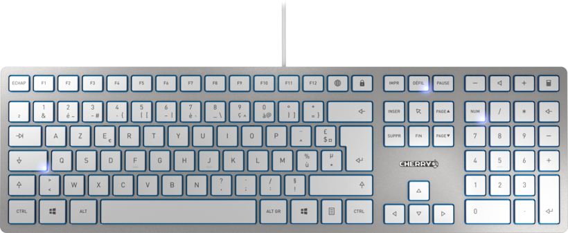 CHERRY KC 6000 SLIM Keyboard Silver