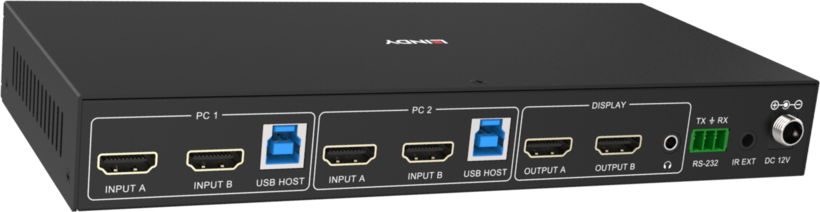 LINDY KVM Switch HDMI DualHead 2-port