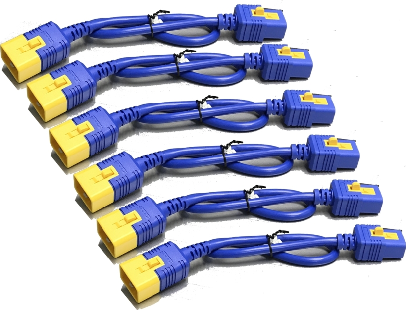 Netzkabel-Kit C19 to C20, gerade 1,2m,bl