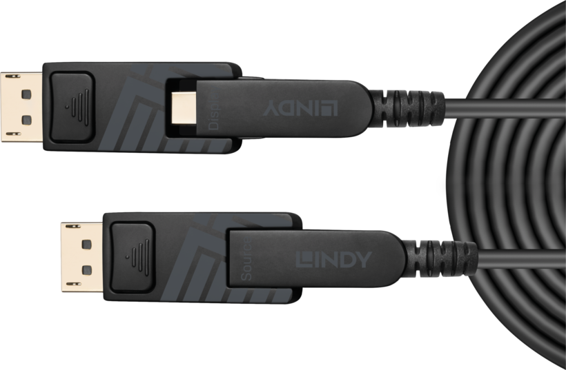 LINDY Mini DP/DP Hybrid Cable 20m