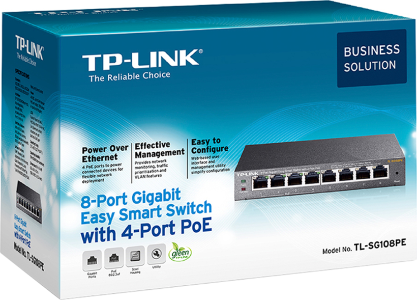 TP-LINK TL-SG108PE PoE Switch