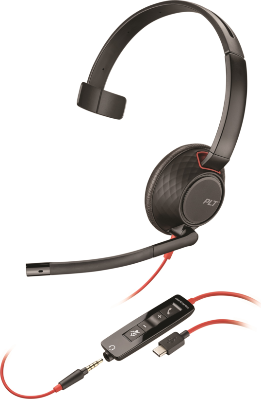 Auriculares USB-A Poly Blackwire 5210